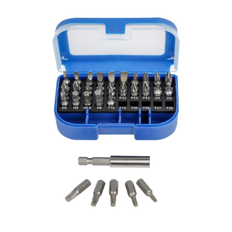 WORKPRO WP200513 31 Parça CR-V Vidalama Bits Uç Seti WORKPRO WP200513 31 Parça CR-V Vidalama Bits Uç Seti