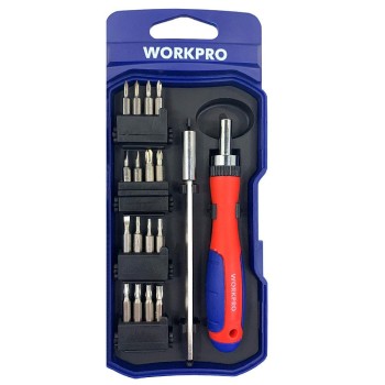 WORKPRO WP200516 18 Parça Profesyonel CR-V Cırcırlı Hassas/Elektronikçi Bits Tornavida Seti WORKPRO WP200516 18 Parça Profesyonel CR-V Cırcırlı Hassas/Elektronikçi Bits Tornavida Seti