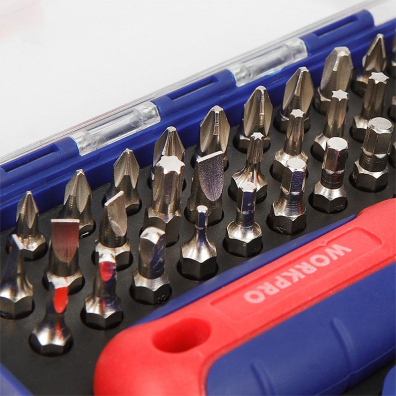 WORKPRO WP200517 38 Parça Profesyonel CR-V Cırcırlı Bits Tornavida Seti WORKPRO WP200517 38 Parça Profesyonel CR-V Cırcırlı Bits Tornavida Seti