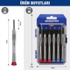 WORKPRO WP200549 6 Parça Profesyonel S2 Manyetik Saatçi Tornavida Seti WORKPRO WP200549 6 Parça Profesyonel S2 Manyetik Saatçi Tornavida Seti