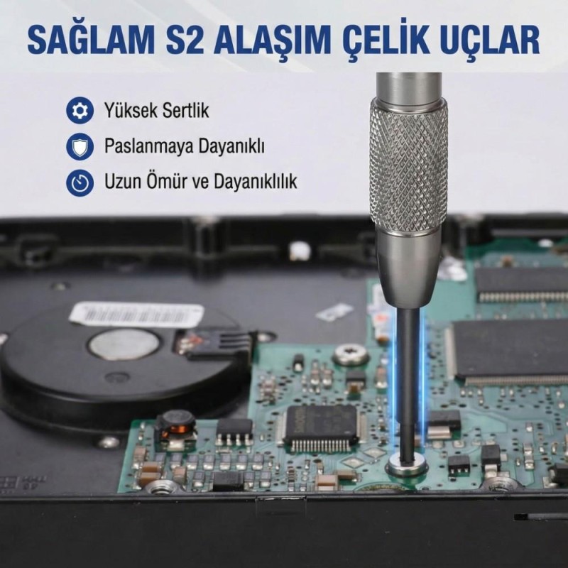 WORKPRO WP200549 6 Parça Profesyonel S2 Manyetik Saatçi Tornavida Seti WORKPRO WP200549 6 Parça Profesyonel S2 Manyetik Saatçi Tornavida Seti