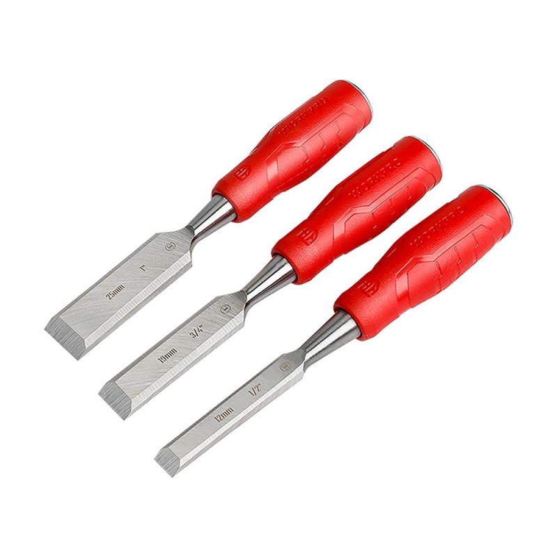 WORKPRO WP201300 12-19-25MM 3Lü Kısa Profesyonel İskarpela Seti WORKPRO WP201300 12-19-25MM 3Lü Kısa Profesyonel İskarpela Seti