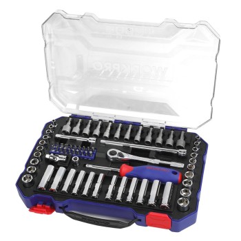 WORKPRO WP202522 1/4'’ Metrik/İnç 70 Parça Cr-V Profesyonel Lokma Takımı WORKPRO WP202522 1/4'’ Metrik/İnç 70 Parça Cr-V Profesyonel Lokma Takımı