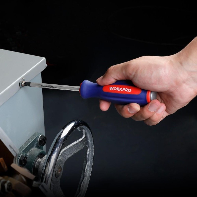 WORKPRO WP202533 1/4'’ 3/8’’ 1/2'’ 123 Parça Cr-V Metrik Ağır Hizmet Lokma ve Kombine Anahtar Takımı WORKPRO WP202533 1/4'’ 3/8’’ 1/2'’ 123 Parça Cr-V Metrik Ağır Hizmet Lokma ve Kombine Anahtar Takımı