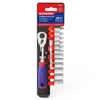 WORKPRO WP202556 14 Parça 1/4’’ CR-V Metrik Profesyonel Lokma Takımı WORKPRO WP202556 14 Parça 1/4’’ CR-V Metrik Profesyonel Lokma Takımı