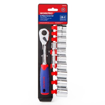 WORKPRO WP202557 12 Parça 3/8’’ CR-V Metrik Profesyonel Lokma Takımı WORKPRO WP202557 12 Parça 3/8’’ CR-V Metrik Profesyonel Lokma Takımı