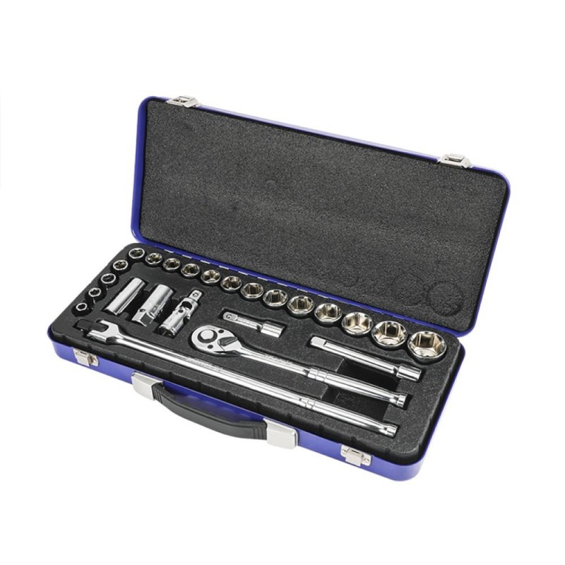 WORKPRO WP202564 1/2'’ Cr-V 24 Parça Metrik Ağır Hizmet Lokma Takımı WORKPRO WP202564 1/2'’ Cr-V 24 Parça Metrik Ağır Hizmet Lokma Takımı
