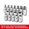 WORKPRO WP202596 1/2'’ CR-V 16 Parça Ağır Hizmet Torx Lokma Soketi / Ucu WORKPRO WP202596 1/2'’ CR-V 16 Parça Ağır Hizmet Torx Lokma Soketi / Ucu