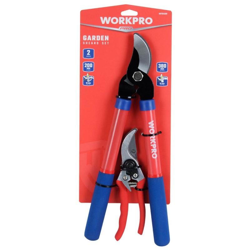 WORKPRO WP204500 2’li Profesyonel Bağ Bahçe Dal Budama Makası Seti WORKPRO WP204500 2’li Profesyonel Bağ Bahçe Dal Budama Makası Seti
