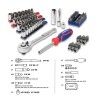 WORKPRO WP209006 84 Parça 3/8’’ 1/4’’ CR-V Metrik/İnç Profesyonel Lokma ve Bits Uç Takımı WORKPRO WP209006 84 Parça 3/8’’ 1/4’’ CR-V Metrik/İnç Profesyonel Lokma ve Bits Uç Takımı