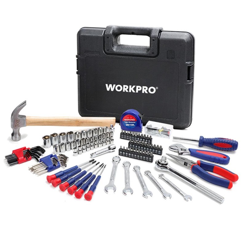 WORKPRO WP209022 165 Parça Profesyonel Tamir/Bakım Alet ve 1/4’’- 3/8’’ Lokma Seti WORKPRO WP209022 165 Parça Profesyonel Tamir/Bakım Alet ve 1/4’’- 3/8’’ Lokma Seti