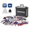WORKPRO WP209100 297 Parça CR-V Profesyonel El Aleti Tamir Seti Tamir Bakım Çantası WORKPRO WP209100 297 Parça CR-V Profesyonel El Aleti Tamir Seti Tamir Bakım Çantası