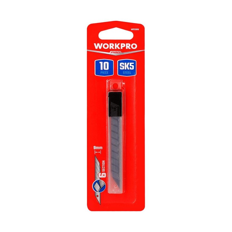WORKPRO WP212018 9MM 30˚ Açılı 10’Lu Maket Bıçağı Yedeği WORKPRO WP212018 9MM 30˚ Açılı 10’Lu Maket Bıçağı Yedeği