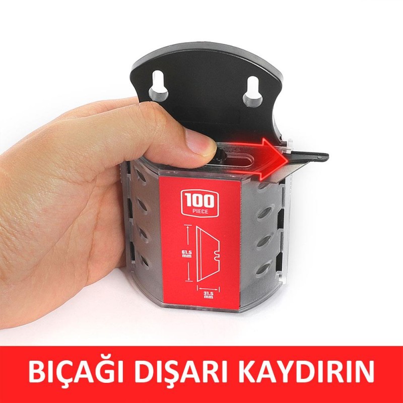 WORKPRO WP213003 100’Lü Rötuş Maket Bıçağı Yedeği WORKPRO WP213003 100’Lü Rötuş Maket Bıçağı Yedeği
