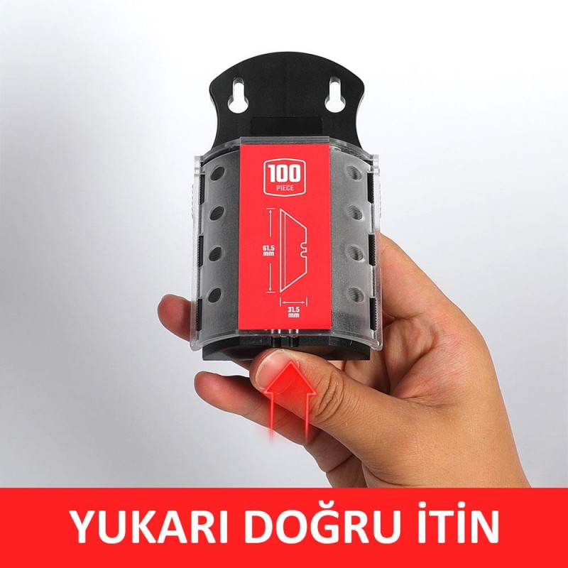 WORKPRO WP213003 100’Lü Rötuş Maket Bıçağı Yedeği WORKPRO WP213003 100’Lü Rötuş Maket Bıçağı Yedeği