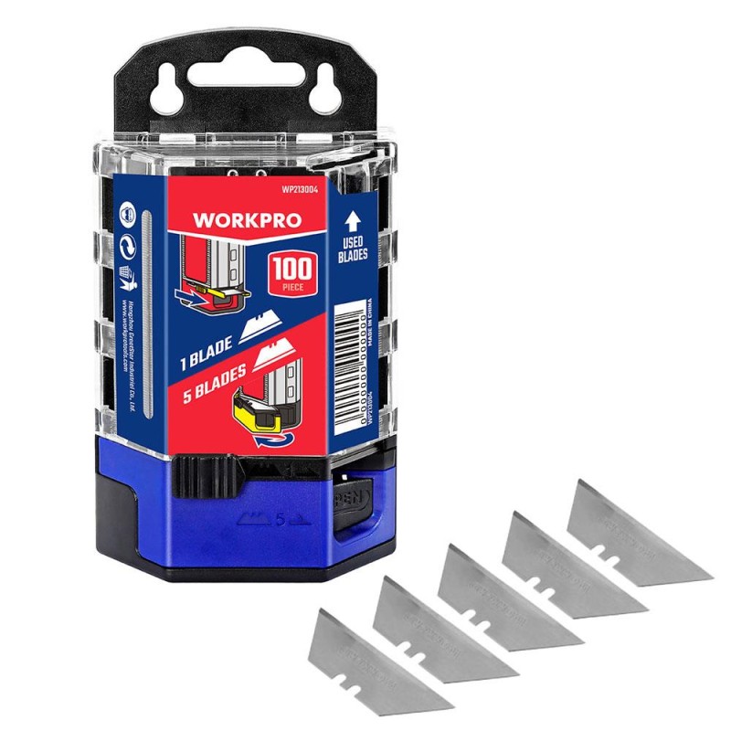 WORKPRO WP213004 100’Lü Rötuş Maket Bıçağı Yedeği WORKPRO WP213004 100’Lü Rötuş Maket Bıçağı Yedeği