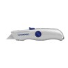 WORKPRO WP213007 Alüminyum Gövde Otomatik Geri Çekilebilir Rötuş Maket Bıçağı