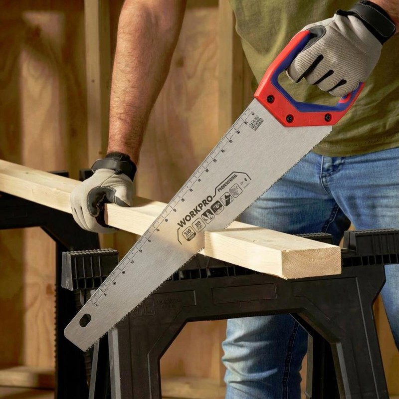 WORKPRO WP215007 500mm SK5 7 TPI Ağır Hizmet Tipi El Testeresi WORKPRO WP215007 500mm SK5 7 TPI Ağır Hizmet Tipi El Testeresi