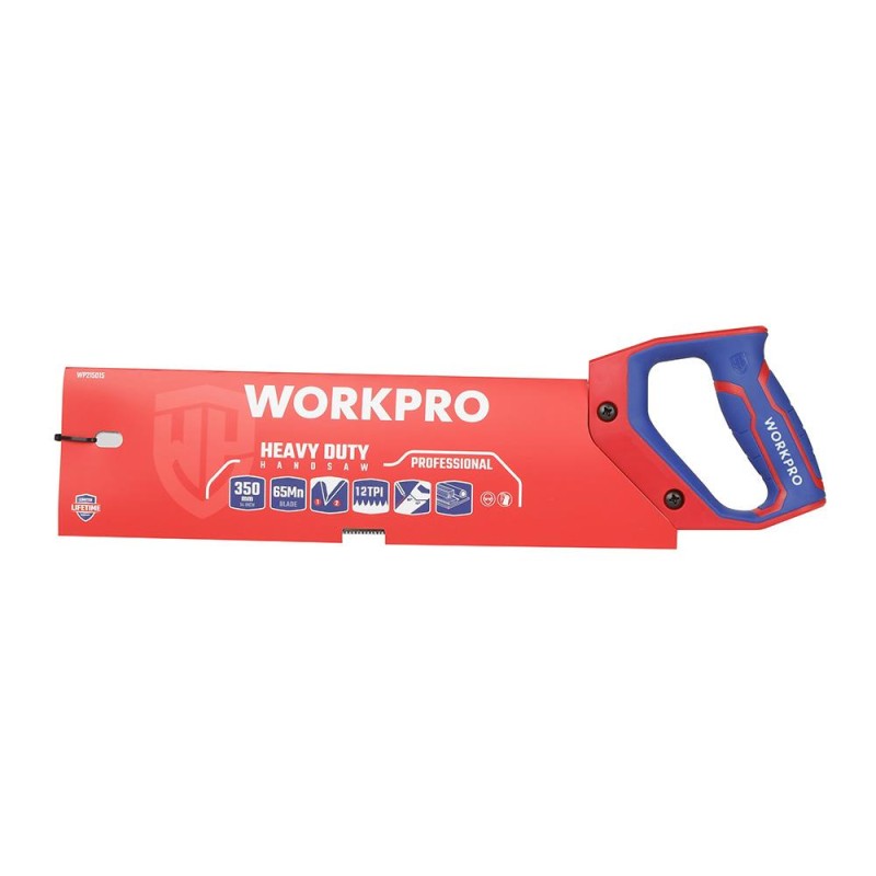 WORKPRO WP215015 350mm 65Mn 12 TPI Ağır Hizmet Şevli El Testeresi WORKPRO WP215015 350mm 65Mn 12 TPI Ağır Hizmet Şevli El Testeresi
