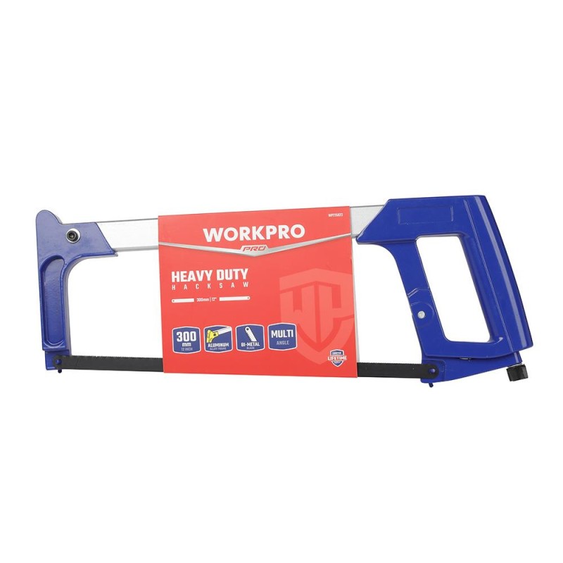 WORKPRO WP215022 300mm BI-METAL 24TPI Ağır Hizmet Tipi Alüminyum Gövde Demir Testeresi WORKPRO WP215022 300mm BI-METAL 24TPI Ağır Hizmet Tipi Alüminyum Gövde Demir Testeresi