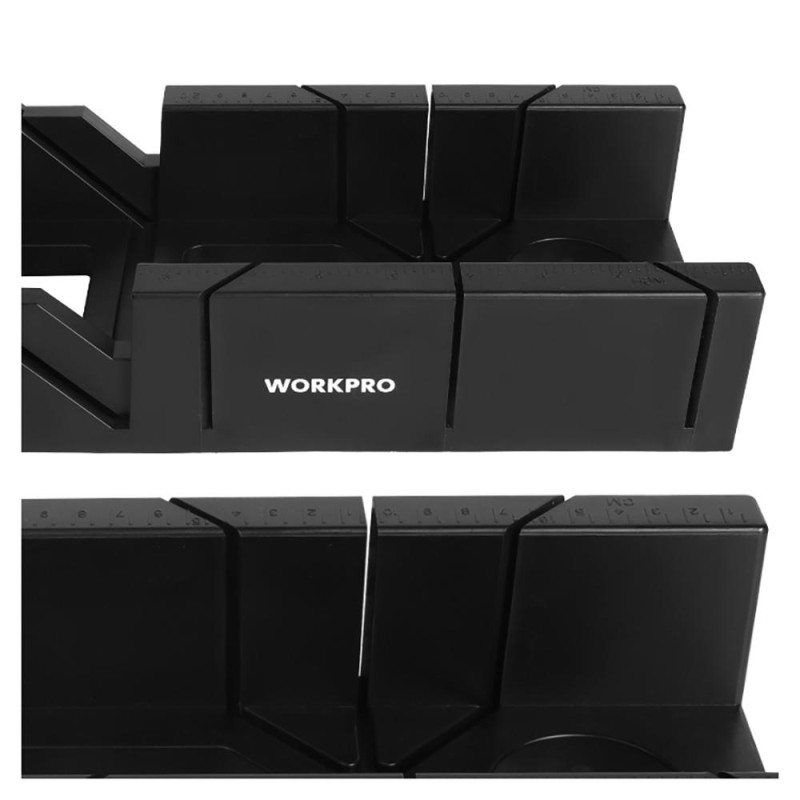 WORKPRO WP215029 300mm 45/90/135° Profesyonel Şevli/Gönye Kutusu (Testere Dahil Değildir) WORKPRO WP215029 300mm 45/90/135° Profesyonel Şevli/Gönye Kutusu (Testere Dahil Değildir)