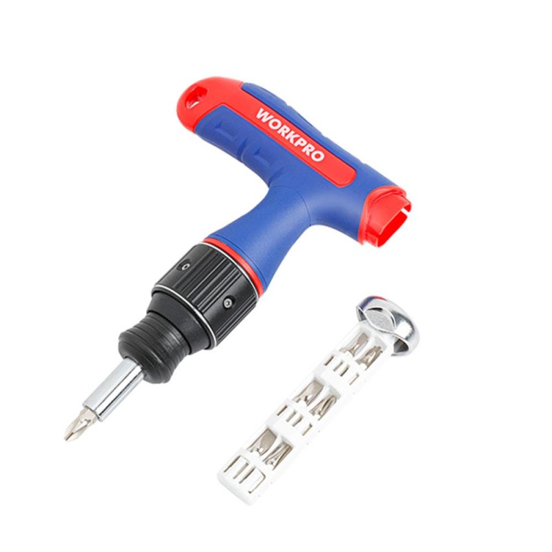 WORKPRO WP221072 7-IN-1 Profesyonel CR-V T- Saplı Cırcırlı Manyetik Tornavida Seti WORKPRO WP221072 7-IN-1 Profesyonel CR-V T- Saplı Cırcırlı Manyetik Tornavida Seti