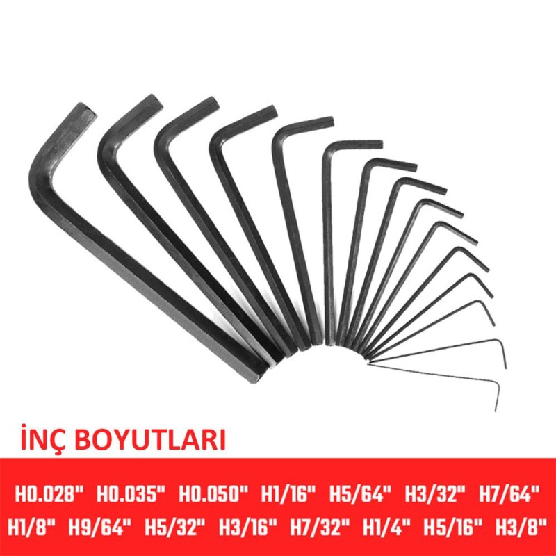 WORKPRO WP222018 30 Parça Uzun Boy CR-V Metrik/İnç Profesyonel Allen Anahtar Takımı WORKPRO WP222018 30 Parça Uzun Boy CR-V Metrik/İnç Profesyonel Allen Anahtar Takımı