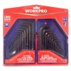 WORKPRO WP222018 30 Parça Uzun Boy CR-V Metrik/İnç Profesyonel Allen Anahtar Takımı WORKPRO WP222018 30 Parça Uzun Boy CR-V Metrik/İnç Profesyonel Allen Anahtar Takımı
