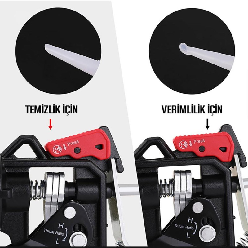 WORKPRO WP224001 230mm Ağır Hizmet Tipi Metal Silikon/Mastik Tabancası WORKPRO WP224001 230mm Ağır Hizmet Tipi Metal Silikon/Mastik Tabancası
