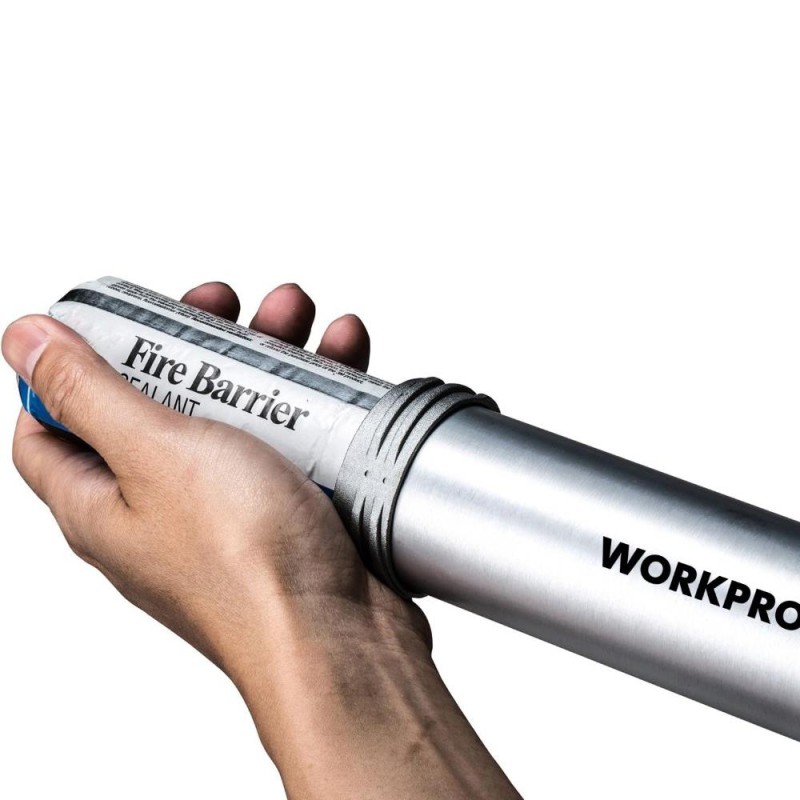 WORKPRO WP224006 590ml 6 Parça Alüminyum Profesyonel Sosis Tipi Silikon Tabancası WORKPRO WP224006 590ml 6 Parça Alüminyum Profesyonel Sosis Tipi Silikon Tabancası