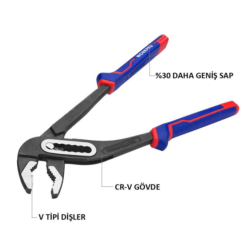 WORKPRO WP231029 300MM CR-V Profesyonel Fort Pense WORKPRO WP231029 300MM CR-V Profesyonel Fort Pense