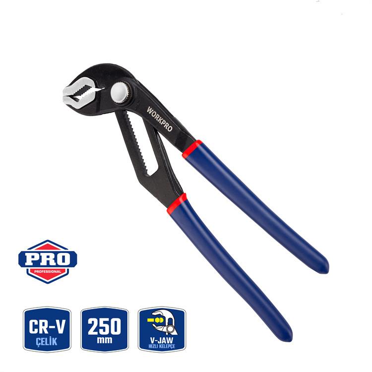 WORKPRO WP231087 250MM CR-V Profesyonel Ayarlı Düğmeli Fort Pense WORKPRO WP231087 250MM CR-V Profesyonel Ayarlı Düğmeli Fort Pense