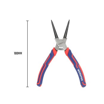 WORKPRO WP231152 180MM Cr-V Düz Yaylı Profesyonel İç Segman Pensesi WORKPRO WP231152 180MM Cr-V Düz Yaylı Profesyonel İç Segman Pensesi