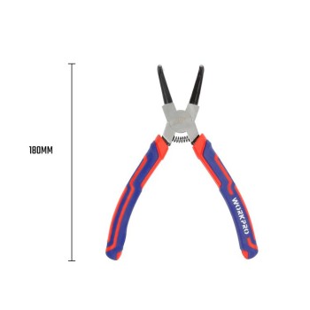 WORKPRO WP231153 180MM Cr-V Eğri Uçlu Yaylı Profesyonel Dış Segman Pensesi WORKPRO WP231153 180MM Cr-V Eğri Uçlu Yaylı Profesyonel Dış Segman Pensesi