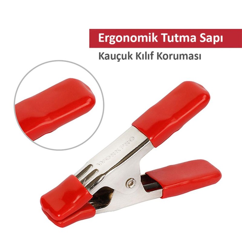 WORKPRO WP232005 19mm Metal Mandal/İşkence WORKPRO WP232005 19mm Metal Mandal/İşkence