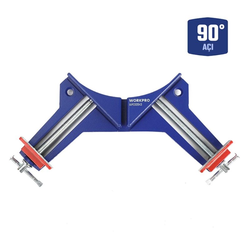 WORKPRO WP232043 75mm 90° Profesyonel Köşe İşkence WORKPRO WP232043 75mm 90° Profesyonel Köşe İşkence