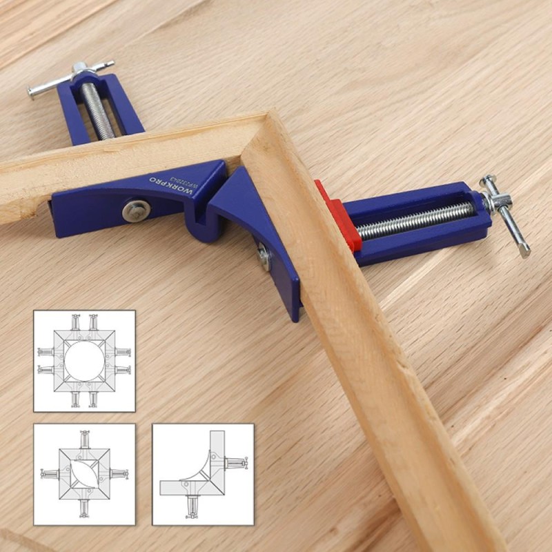 WORKPRO WP232043 75mm 90° Profesyonel Köşe İşkence WORKPRO WP232043 75mm 90° Profesyonel Köşe İşkence