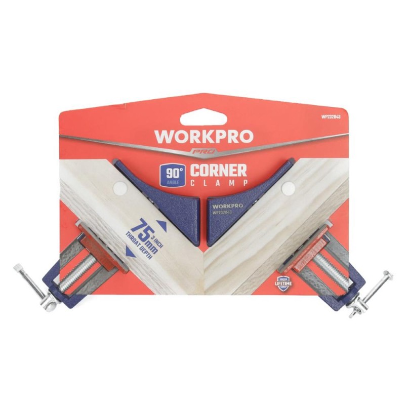 WORKPRO WP232043 75mm 90° Profesyonel Köşe İşkence WORKPRO WP232043 75mm 90° Profesyonel Köşe İşkence