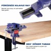 WORKPRO WP233010 65mm 360° Döner Tabanlı Örslü Profesyonel Mini Tezgâh Mengene WORKPRO WP233010 65mm 360° Döner Tabanlı Örslü Profesyonel Mini Tezgâh Mengene