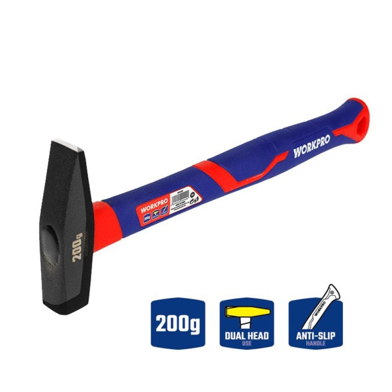 WORKPRO WP241021 200Gr Fiberglas Saplı Çekiç WORKPRO WP241021 200Gr Fiberglas Saplı Çekiç