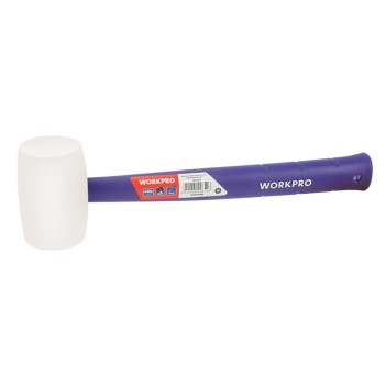 WORKPRO WP241040 57mm 450Gr PVC PP Saplı Beyaz Kauçuk Tokmak WORKPRO WP241040 57mm 450Gr PVC PP Saplı Beyaz Kauçuk Tokmak