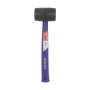 WORKPRO WP241041 57mm 450Gr PVC PP Saplı Siyah Kauçuk Tokmak