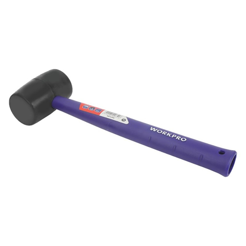 WORKPRO WP241041 57mm 450Gr PVC PP Saplı Siyah Kauçuk Tokmak WORKPRO WP241041 57mm 450Gr PVC PP Saplı Siyah Kauçuk Tokmak