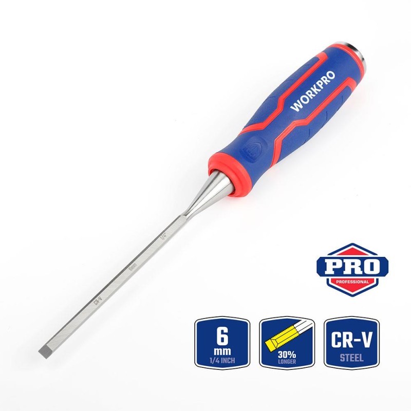 WORKPRO WP243004 6MM Profesyonel İskarpela WORKPRO WP243004 6MM Profesyonel İskarpela