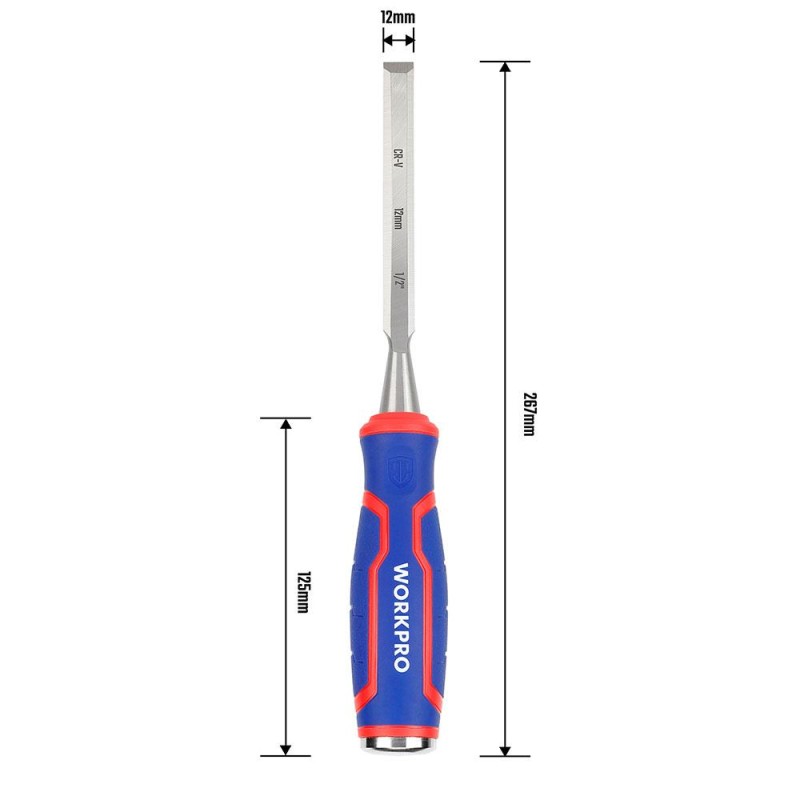 WORKPRO WP243006 12MM Profesyonel İskarpela WORKPRO WP243006 12MM Profesyonel İskarpela