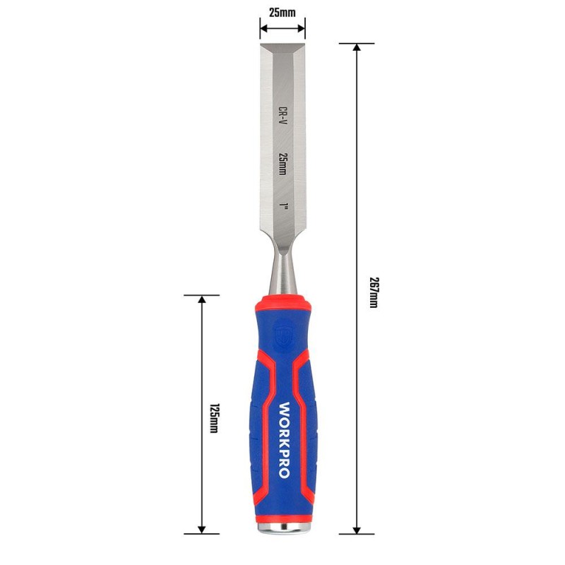 WORKPRO WP243010 25MM Profesyonel İskarpela WORKPRO WP243010 25MM Profesyonel İskarpela