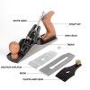 WORKPRO WP252001 230MM Ahşap Saplı Profesyonel Marangoz Ahşap Rendesi WORKPRO WP252001 230MM Ahşap Saplı Profesyonel Marangoz Ahşap Rendesi