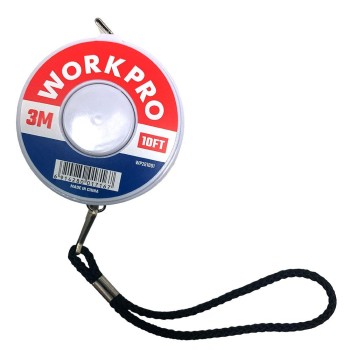 WORKPRO WP261001 3M/10FT Bez Şerit Metre / Mezura WORKPRO WP261001 3M/10FT Bez Şerit Metre / Mezura