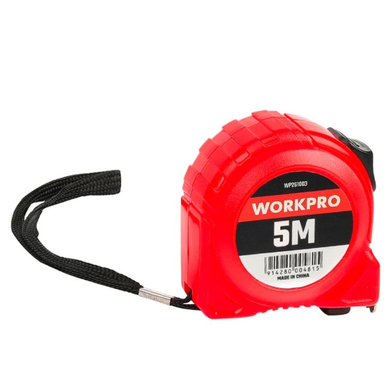 WORKPRO WP261003 5Mx19mm Beyaz Çelik Şerit Metre WORKPRO WP261003 5Mx19mm Beyaz Çelik Şerit Metre