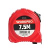 WORKPRO WP261004 7,5Mx25mm Beyaz Çelik Şerit Metre WORKPRO WP261004 7,5Mx25mm Beyaz Çelik Şerit Metre